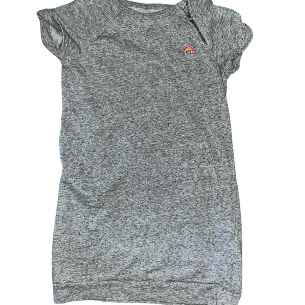 GAP Gray Tunic Top with Rainbow